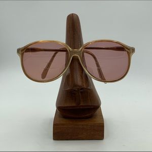 Vintage Uniuis Transparent Yellow Oval Sunglasses